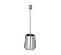 WENKO Brosse WC Nova acier inox - Porte-brosse WC, Acier inoxydable, 11.2 x 41 x 11.2 cm, Satiné