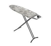 WENKO Table à repasser Classic Black, appropriée pour le repassage à la vapeur, réglable en hauteur sur plusieurs échelons de 73-90 cm, particulièrement stable, surface de repassage 120 x 38 cm