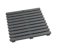 Wenko - Caillebotis de douche - 55 x 55 cm. - Gris