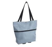 Wenko - Chariot de courses cabas 3en1 - 20 L - Gris