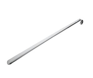 WENKO Chausse-Pied Extra Long Acier INOX - antidérapant, Acier Inoxydable, 58.5 x 4.2 x 3.8 cm, Argent Brillant