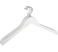 WENKO Cintre de forme Blanca, paquet de 4