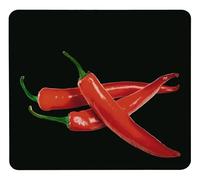 WENKO Crédence de Cuisine en Verre Hot Peperoni - Protège-Plaque pour plaques de Cuisson vitrocéramiques et Induction, Planche à découper, Verre trempé, 56 x 50 x 0.5 cm, Multicolore