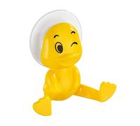 WENKO Crochet à Ventouse Canard Jaune - Crochet Mural, patère pour vêtements, Plastique (ABS), 9.5 x 9.5 x 4 cm, Jaune