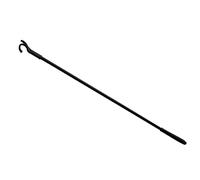 Wenko Crochet de suspension Herkules – Perche télescopique acier, crochet plastique Noir
