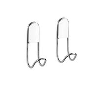 WENKO Crochet Mural Classic Set de 2 Set de 2 Chromé