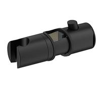 Accessoires salle de bain - Wenko - Support réglable pour pommeau de douche "Libertà" - Noir - L 12,3 x H 4,7 x P 3,9 cm