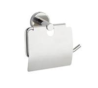 WENKO Dérouleur papier WC avec couvercle Bosio Shine avec couvercle Brillant