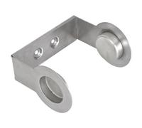 WENKO Dérouleur papier WC Cerri acier inox, Acier inoxydable, 10.5 x 6 x 9 cm, Mat