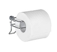 WENKO Dérouleur Papier WC Classic - Porte-Rouleaux, Acier, 12 x 7.5 x 10 cm, Chromé