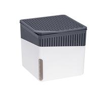 WENKO Déshumidificateur Cube 500 g, pour pièces jusqu’à 40 m³, elimine l'humidité, anti moississure, sans électricité, silencieux, rechargeable, blanc