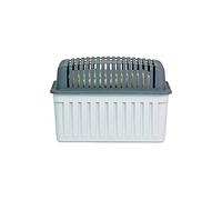 WENKO Déshumidificateur d'air | Absorbeur d'humidité 1kg | Elimine l'humidité, Anti moississure | Rechargeable | Idéal jusqu'à 15m² | DIM 23x15x15 cm | Gris