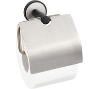 WENKO Distributeur de papier toilette Udine argenté
