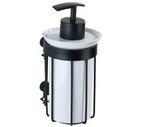 WENKO Distributeur de savon 185 ml Distributeur d'hygiène liquide Classic Salle de bain WC