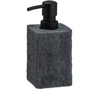 Wenko - Distributeur de savon design pierre Villata - Gris anthracite - Villata Gris foncé G