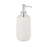 WENKO Distributeur de Savon Olinda - Blanc - Accessoire de Salle de Bain - 0,5 l 70188400 8 x 20 x 7,7 cm