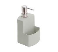 Distributeur rechargeable de liquide vaisselle avec porte éponge Wenko gris