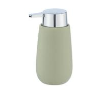 WENKO Distributeur Savon Liquide Badi Capacité 320 ml céramique 9 5x16x8 cm vert mat