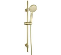 Wenko | Douche-stange inox Ø10 cm, 66 cm fixe et 150 cm flexibles, or mat