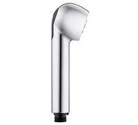 WENKO Douchette à vaisselle Watersaving, douchette de rechange pour robinetterie d'évier avec mousseur à économie d'eau et jet puissant, raccord universel ½", diamètre : Ø4,6 cm, argenté brillant