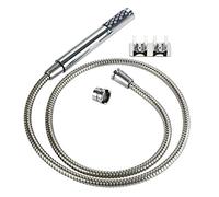 Wenko Douchette de lavabo avec crochet douchette Chromé brillant Argenté