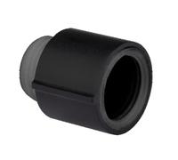 WENKO Économiseur d'eau Watersaving, mousseur réglable pour la douche avec filetage intérieur et extérieur ½", utilisation universelle, économise 15 à 60% d'eau, en plastique ABS solide, noir