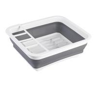 Wenko – Égouttoir à vaisselle pliable pour vaisselle et couverts – Blanc