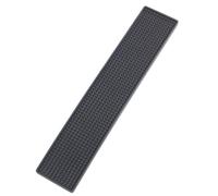 Wenko Tapis égouttoir vaisselle Slim – silicone souple 42 x 8 cm – Noir