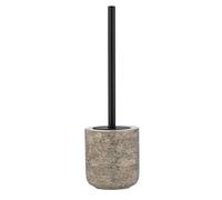 Wenko Porte-brosse WC Fedio – Céramique noble, décor relief doré, brosse hygiénique Ø11,5×39,5 cm