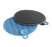 WENKO Éponge Silicone Vaisselle Soft, Lot de 2 éponges pour une vaisselle sans rayures, adaptée au lave-vaisselle, Silicone