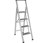WENKO Escabeau escabeau escamotable 4 marches ménage extensible escabeau