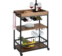 WENKO Etagenwagen Rustico braun 80.0 x 40.0 x 89.5 cm