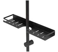 Wenko - Étagère barre de douche - L. 45 cm - Noir Noir G