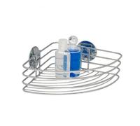 Wenko Étagère d'angle Turbo-Loc Chrome 26,5 x 20 x 10,5 cm – 1 pièce