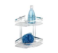 WENKO Étagère d'angle Salle de bains Suspension douche Étagères Premium Acier inoxydable Rangement WC invités