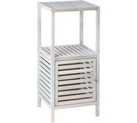 Wenko - Etagère de salle de bain Norway - H. 86 cm - Blanc vieilli Blanc G