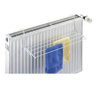 WENKO Sèche-Linge pour radiateur Blanc, Métal Peint par poudrage, 58 x 15 x 16 cm, Blanc