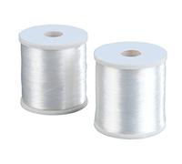 WENKO Fil à coudre transparent - set de 2, Polyamide, 20000 cm, Transparent