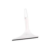 WENKO Filo Raclette de Bain, Plastique, Blanc/Noir, 24 x 4,5 x 18 cm