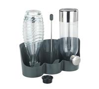 WENKO Flaschenhalter Filia für 3 Flaschen 29x27x12,5cm schwarz