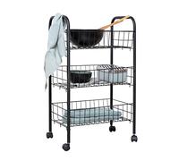 Wenko Florenz Chariot multifonction Noir