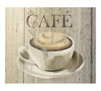 Wenko - Fond de hotte Café - L. 50 x l. 60 cm - Marron