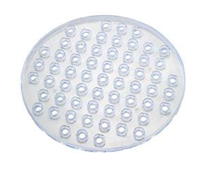 WENKO Fond d'évier Kristall transparent - extra épais, Plastique, 31 x 1 x 31 cm, Transparent