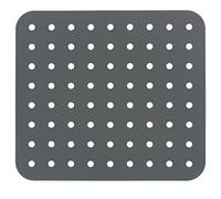 WENKO Fond d'évier rectangulaire Cristal Gris - Fond d'évier, particulièrement épais, Plastique, 27.5 x 1 x 31 cm, Gris