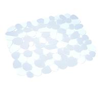 WENKO Fond d'évier Stone, Tapis d'évier de protection contre les rayures, protection vaisselle, découpable, Plastique, transparent