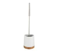 WENKO Garniture WC Bamboo blanc, pierre marron
