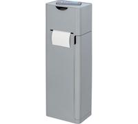 WENKO Garniture WC Imon gris plastique
