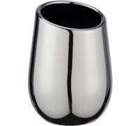 Wenko - Gobelet de salle de bain design Badi - Argent chromé - Badi Argent G