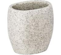 Wenko - Gobelet de salle de bain design nature Puro - Gris clair - Puro Gris