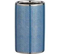 Wenko - Gobelet de salle de bain design Nuria - Bleu et argent - Nuria Bleu G